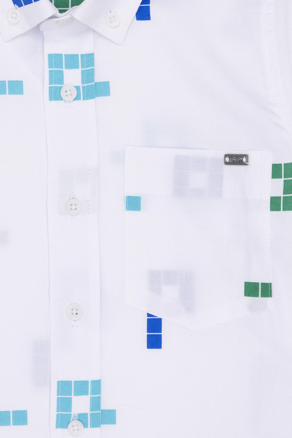 U. S. Polo Assn Белая рубашка с длинным рукавом для мальчика - U.s. polo assn фото 3