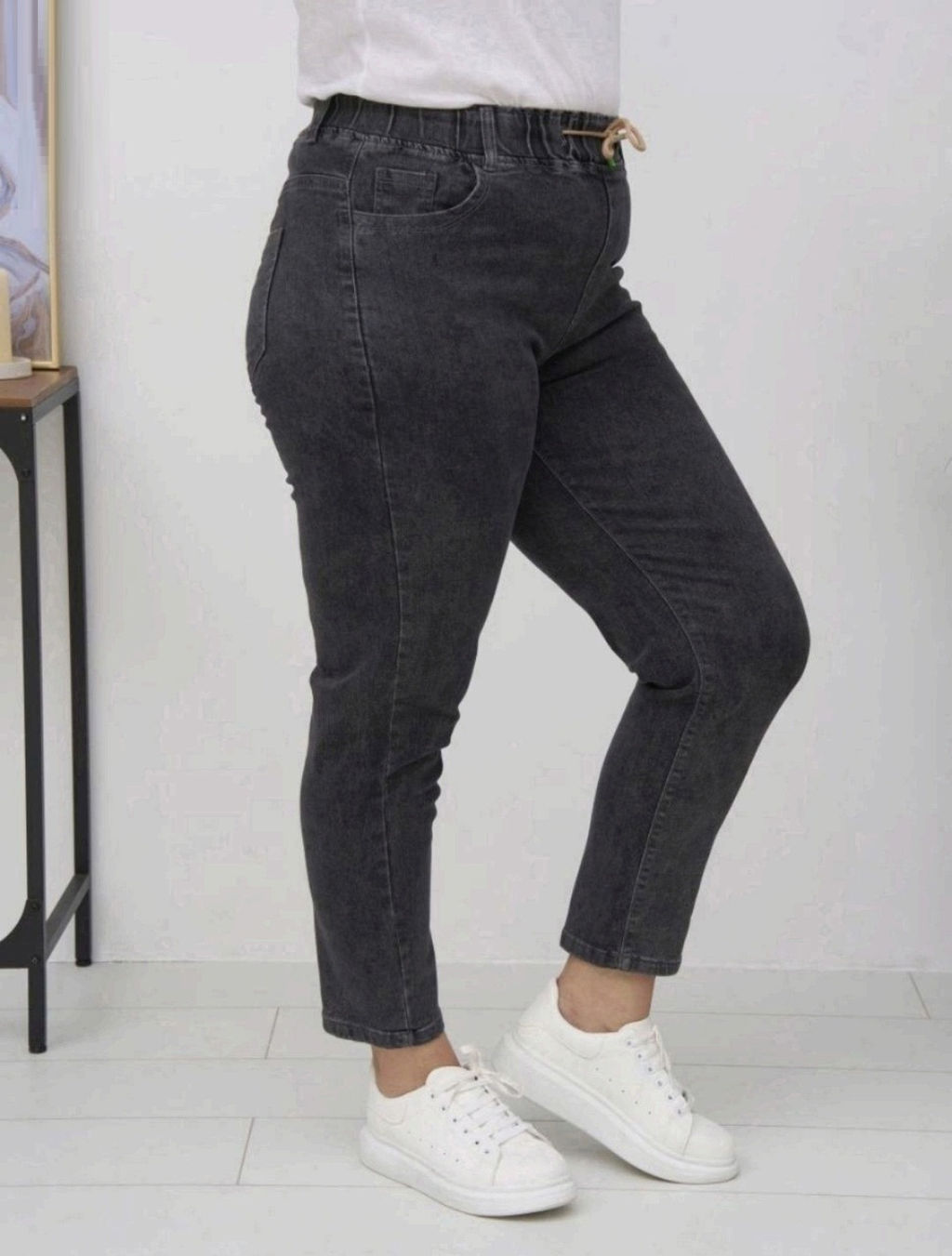 Джинсы на резинке женские, Артикул: 113157 - Liketon фото 3