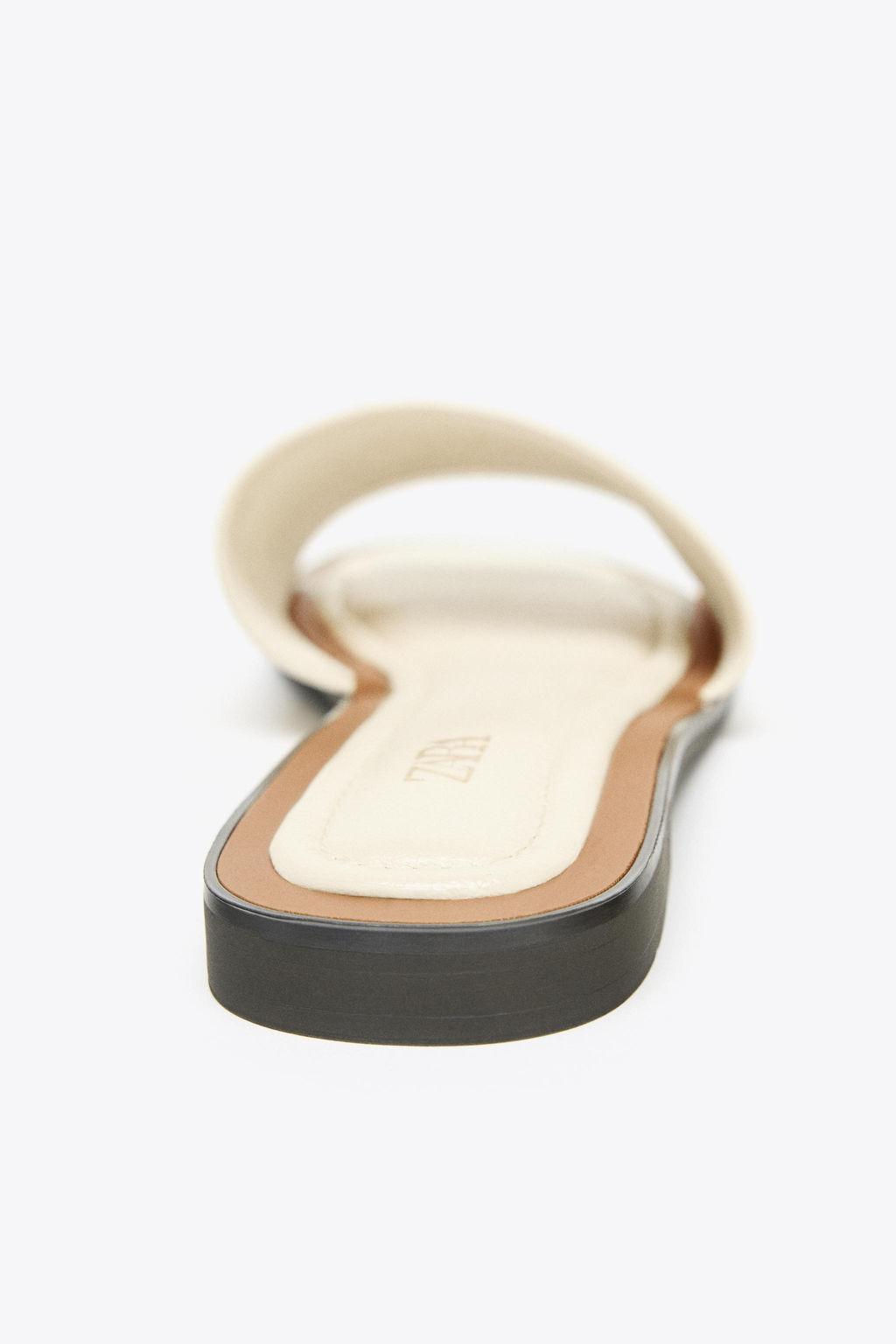 SOFT LEATHER SLIDES - Zara фото 10