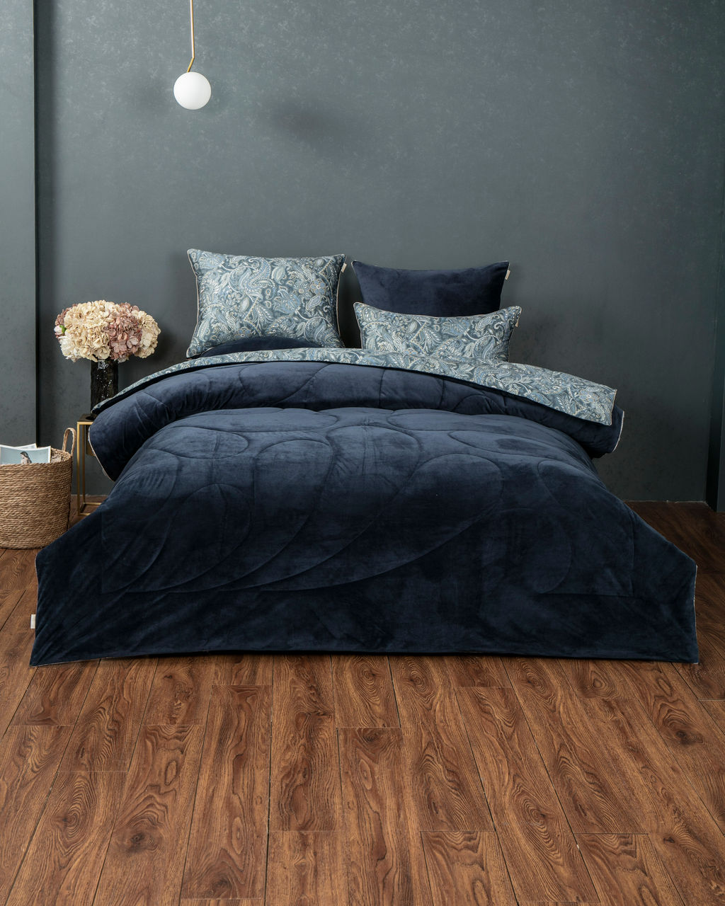 Маркос (индиго бежевый) АВС Cotton комплект - Kazanov.a. фото 4