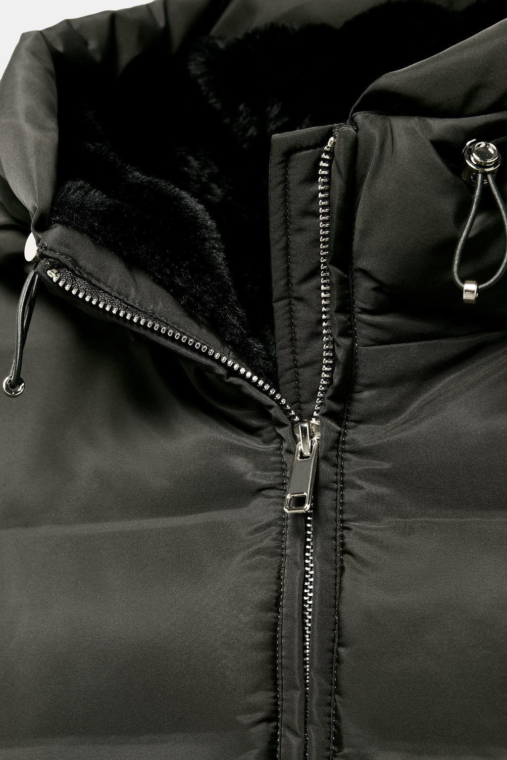 WATER-REPELLENT WINDPROOF FITTED SHORT ANORAK - Zara фото 10