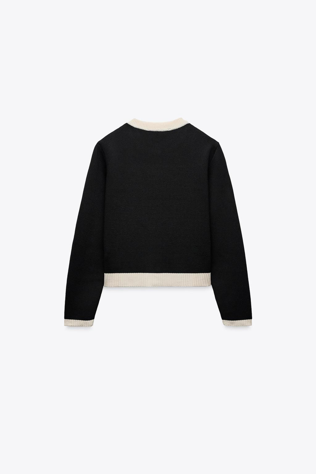 KNIT JACKET WITH GOLD BUTTONS - Zara фото 18
