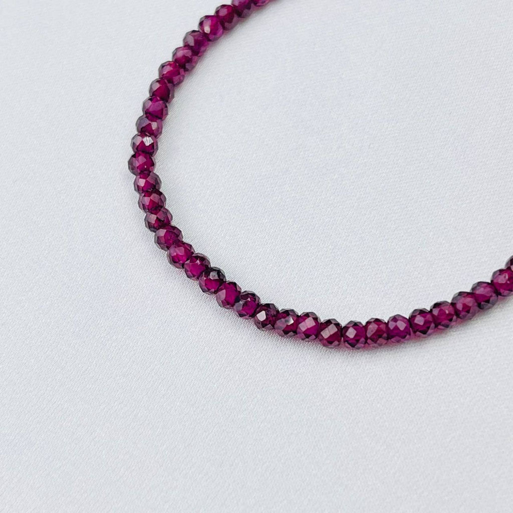 Браслет из Граната (Альмандин) 18 см + - Радуга самоцветов фото 3