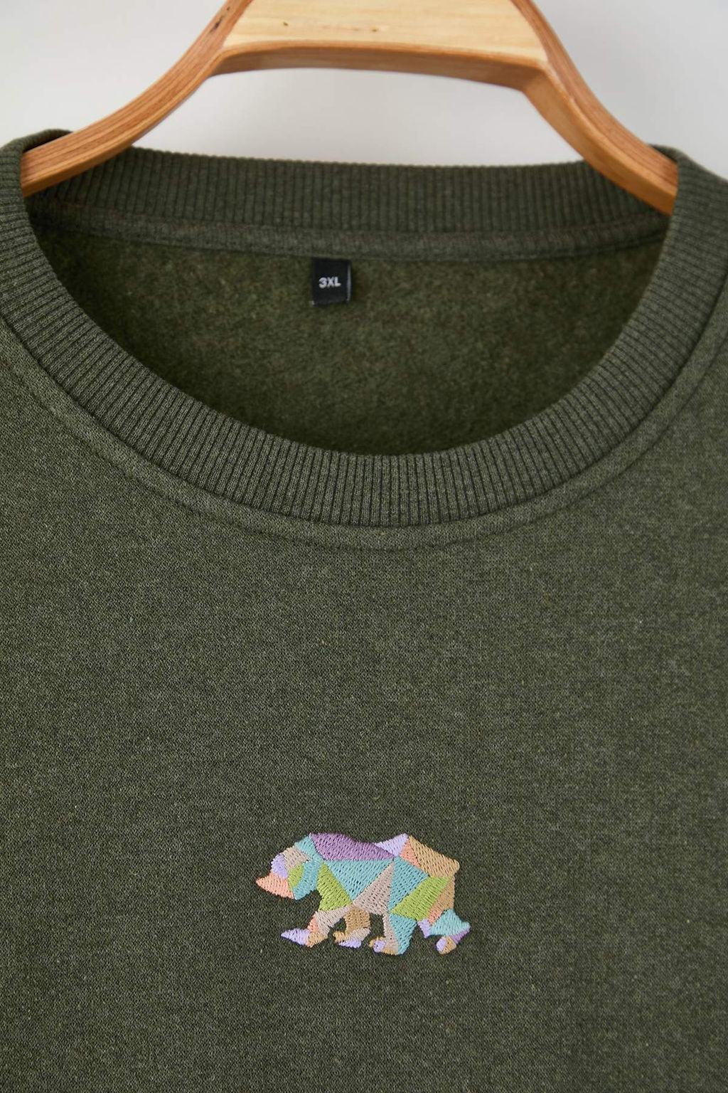 TRENDYOL MAN Siyah Buyuk Beden Oversize/Genis Kesim Hayvan Nak?s Ici Polar/S?cak Tutan Sweatshirt TMNAW24AO00011 - Trendyolmilla фото 18