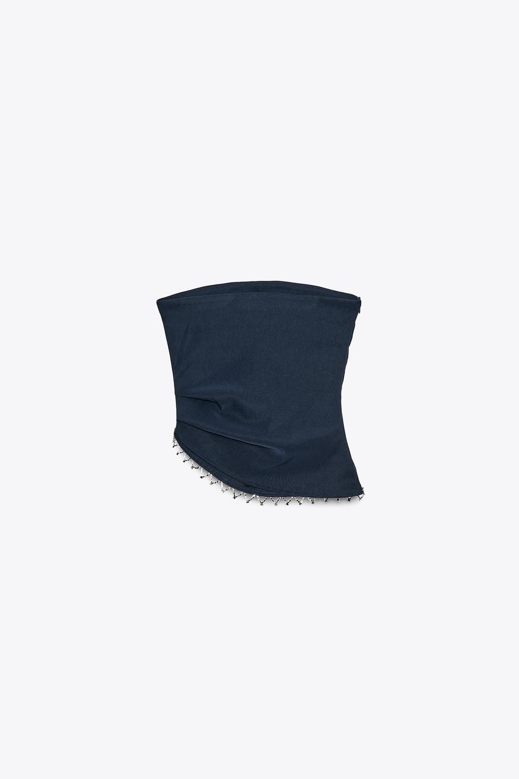 JEWEL STRAPLESS TOP - Zara фото 24