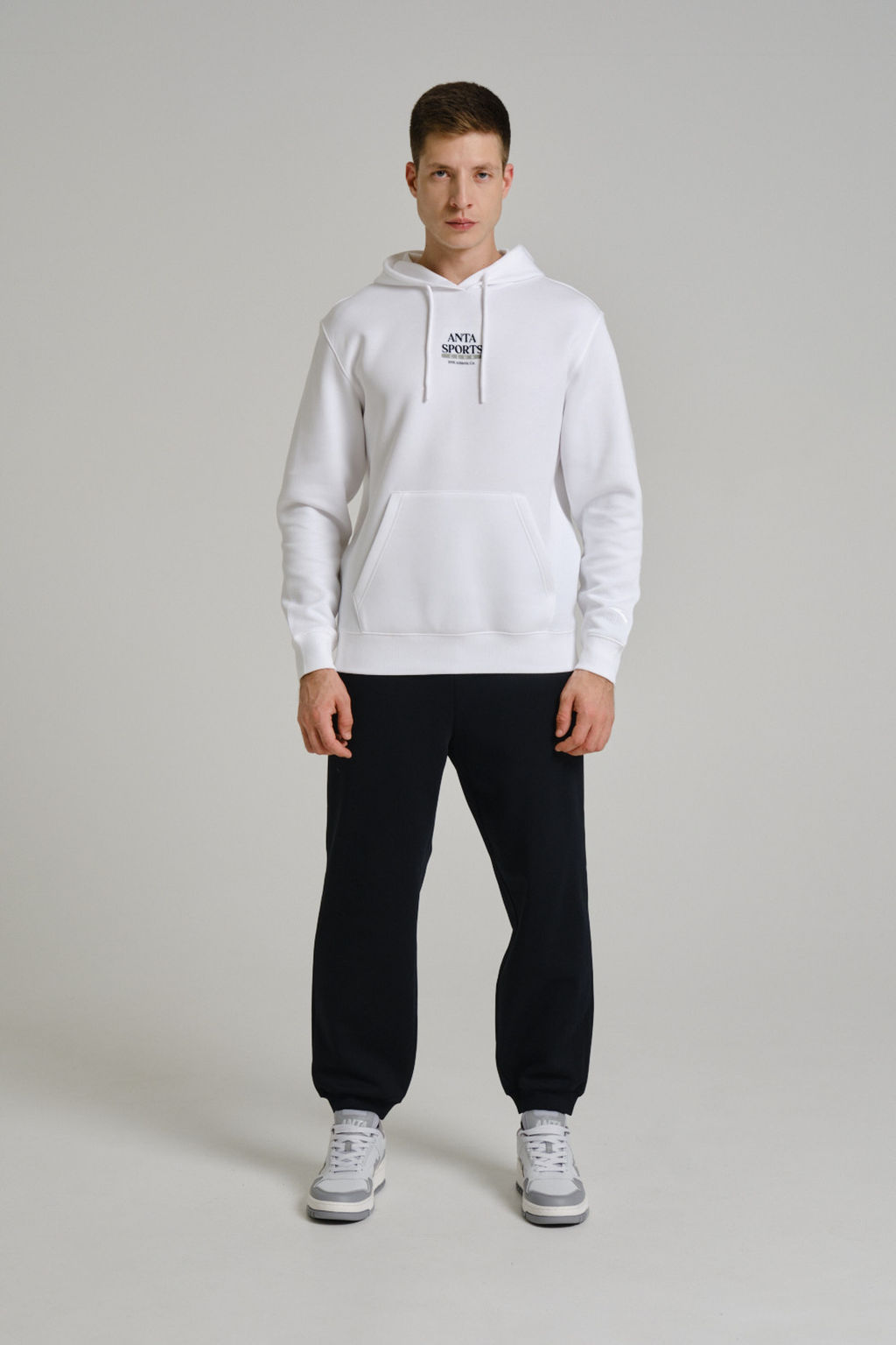 Брюки трикотажные утепленные Черный CAMPUS Knit Track Pants - Anta фото 7