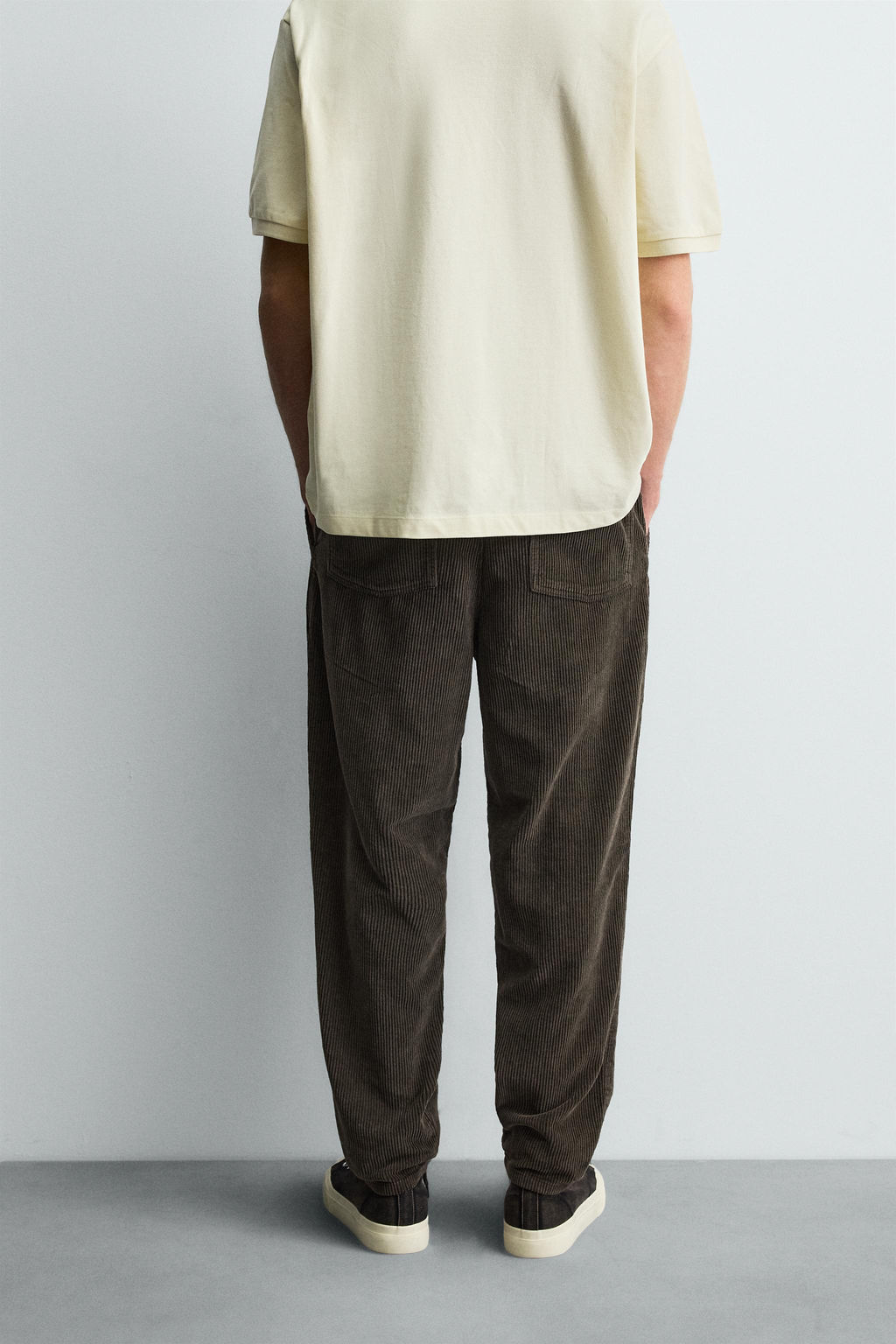 CARROT FIT CORDUROY TROUSERS - Zara фото 3