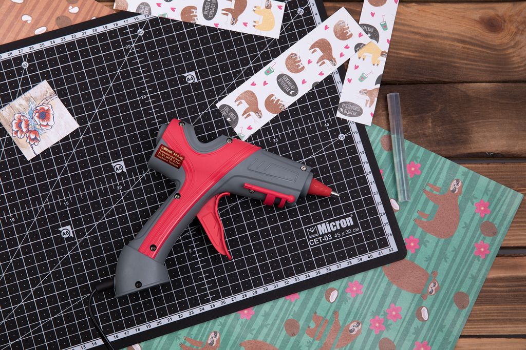 Micron CET-02 Коврик (мат) для резки двусторонний полипропилен термоэластопласт 60 см х 45 см в пакете формат А2