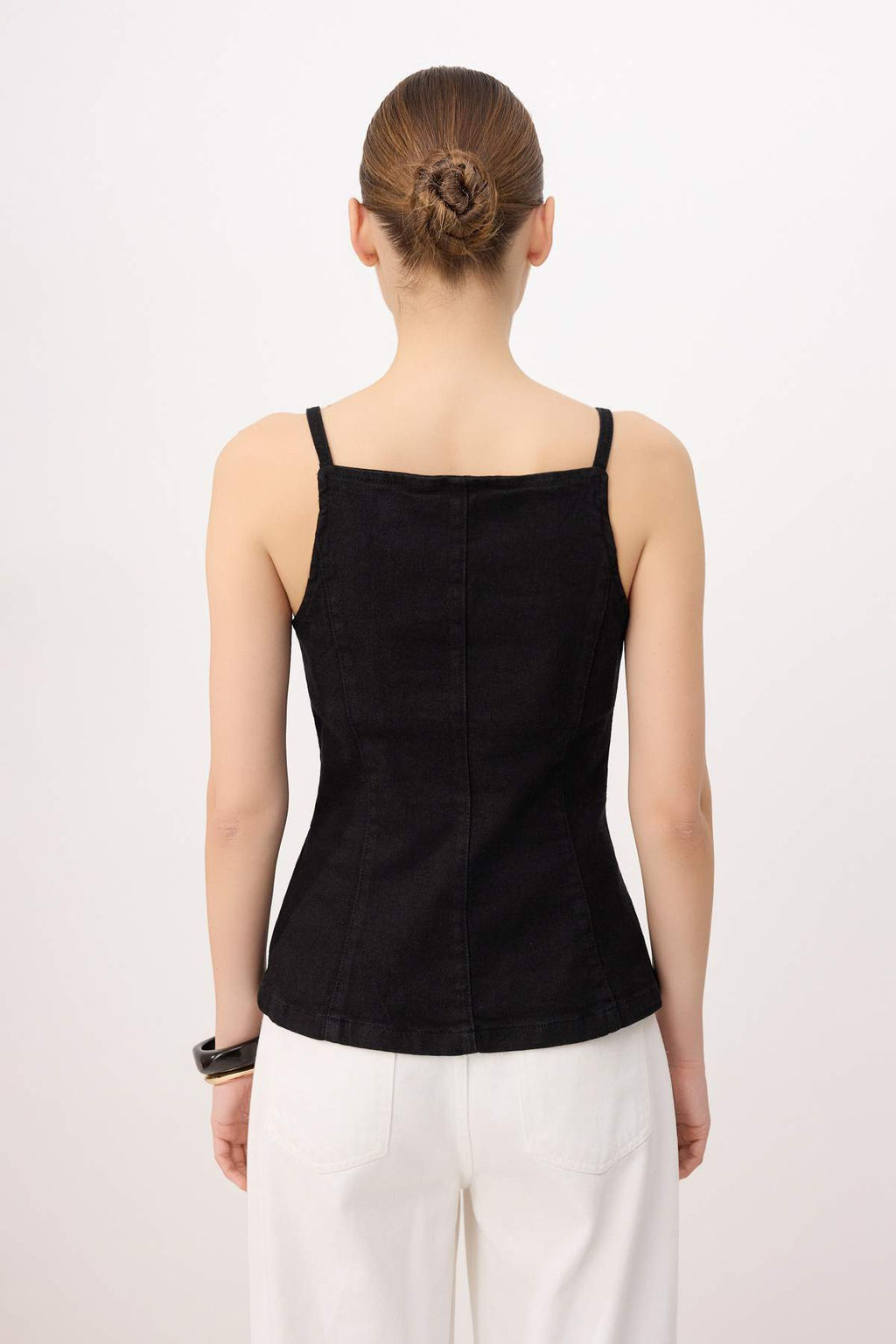 Koyu Mavi Orta Esnek Fitted Yelek TWOSS26YE00035 - Trendyolmilla фото 5