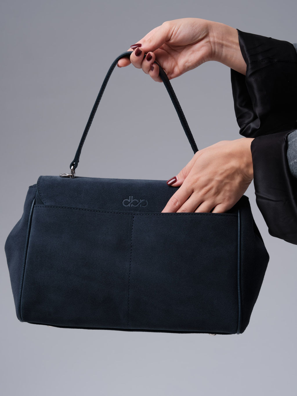 Замшевая сумка Nadi DBR 31356 синий  фото 9