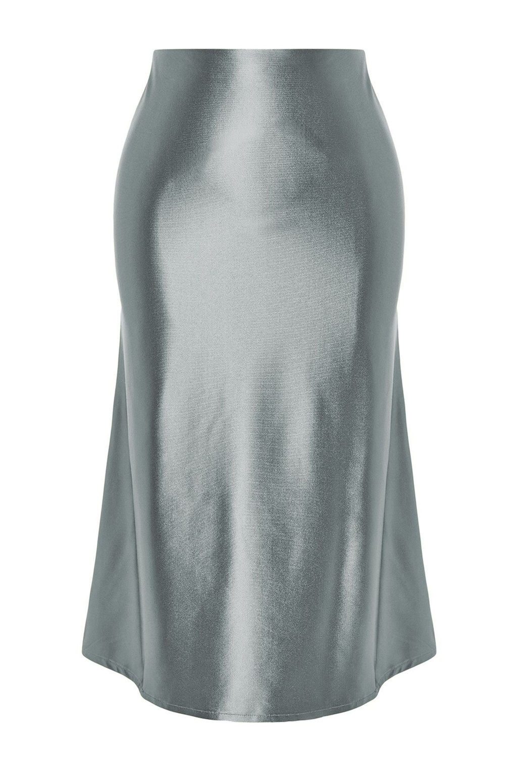 TRENDYOLMILLA Indigo Saten A Kesim/Can Form Midi Orme Etek TWOAW24ET00088 фото 2