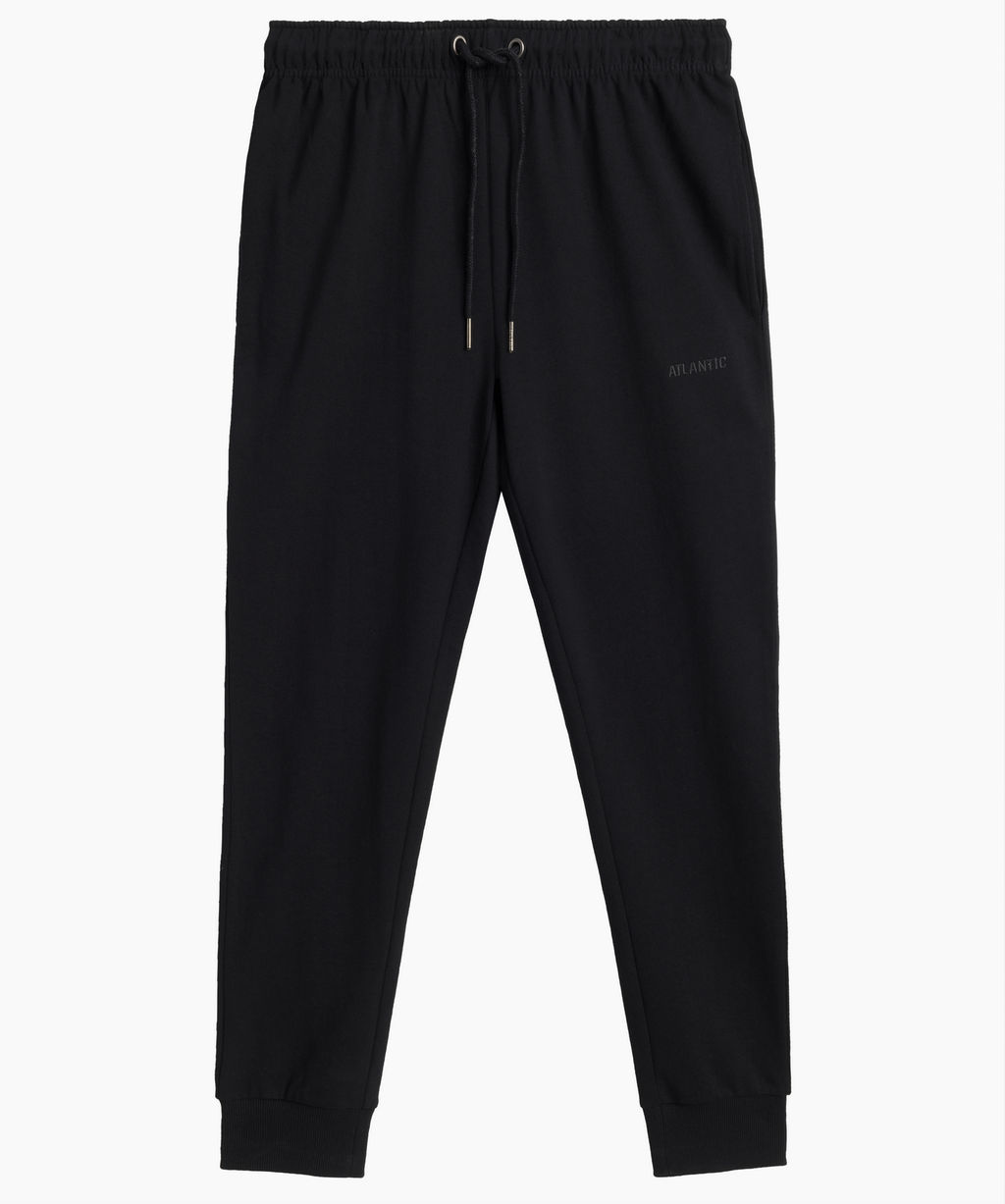ATLANTIC HMB-001 Спортивные брюки мужские French Terry черный фото 2