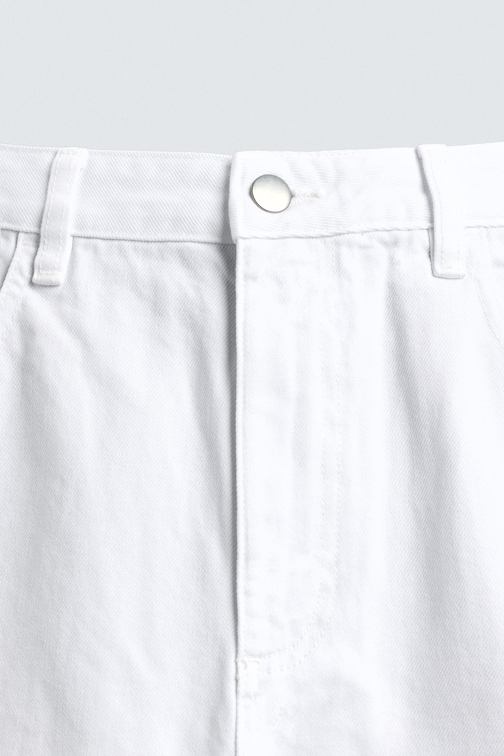 JEANS TAPERED WIDE FIT / Blanco - Zara фото 9