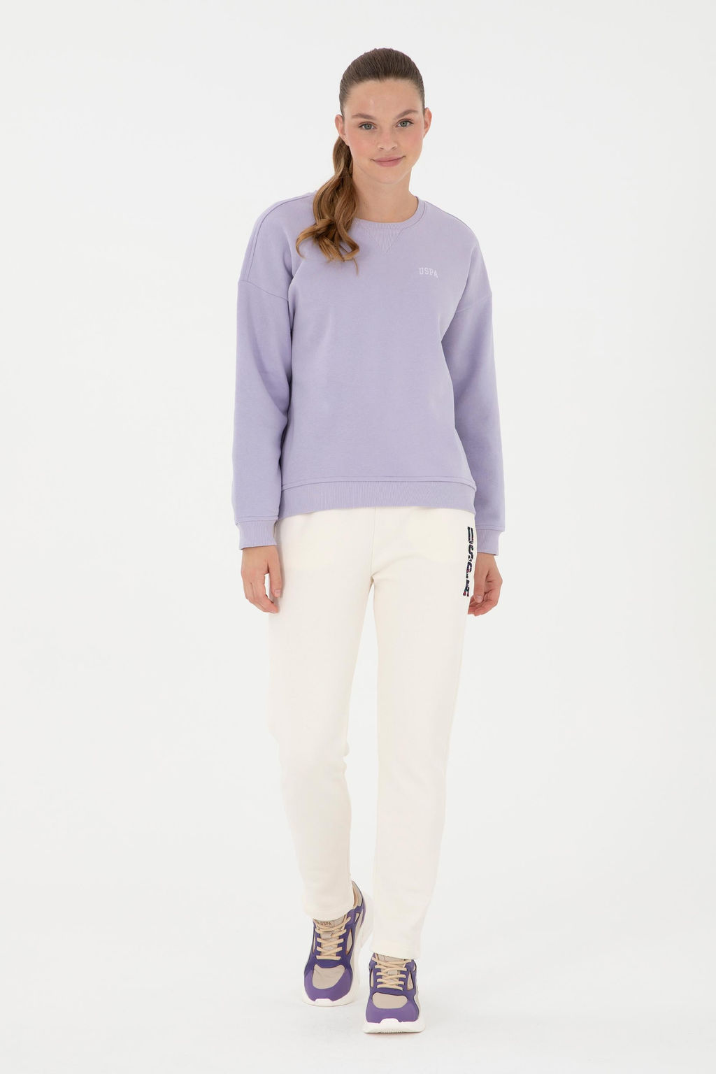 Женские кремовые спортивные штаны - U.s. polo assn фото 7