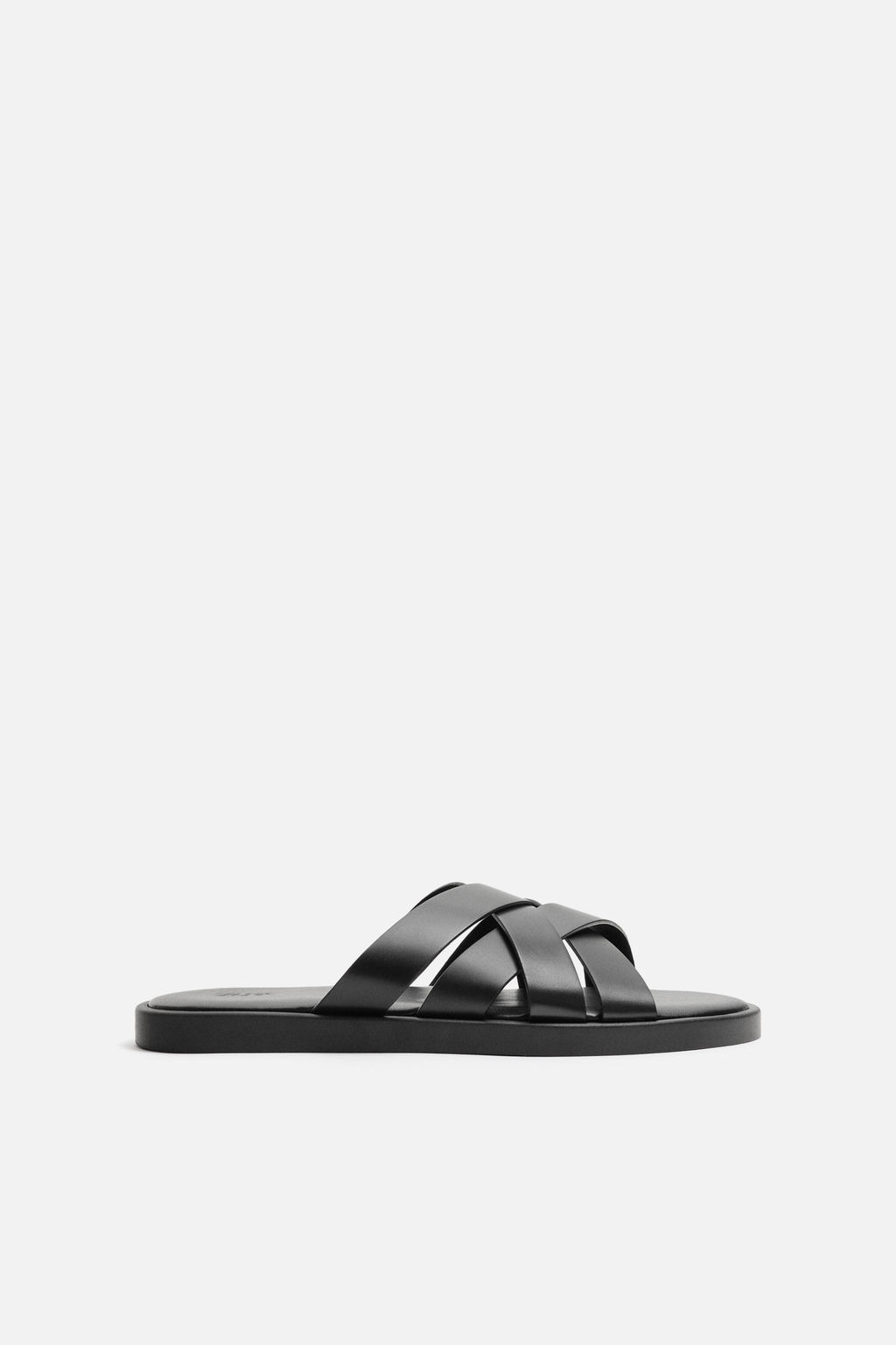 LEATHER STRAP SANDALS - Zara фото 3