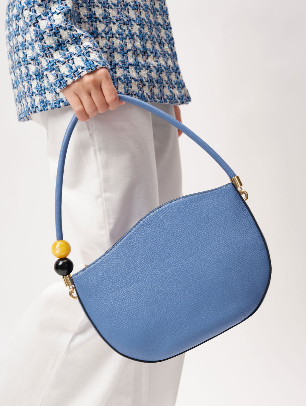 Кожаная сумка Azaro 30659 сиреневый закат