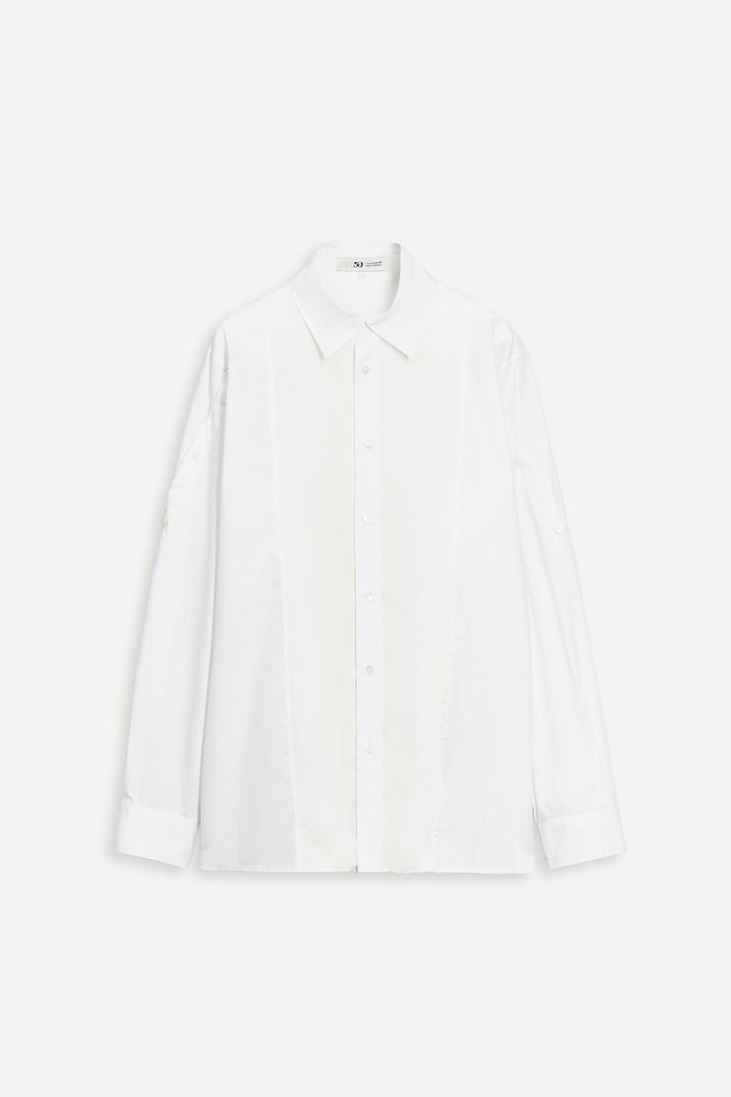 CONTRAST POPLIN SHIRT 50TH ANNIVERSARY - Zara фото 3