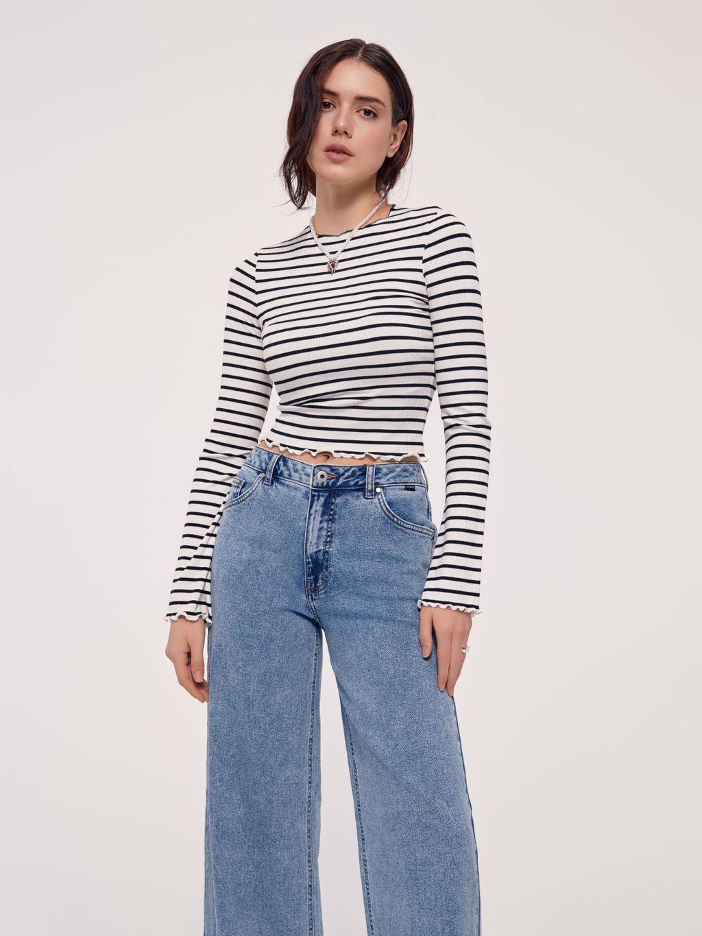 CONTE LD 2848 Джемпер женский white-black - Conte elegant фото 3