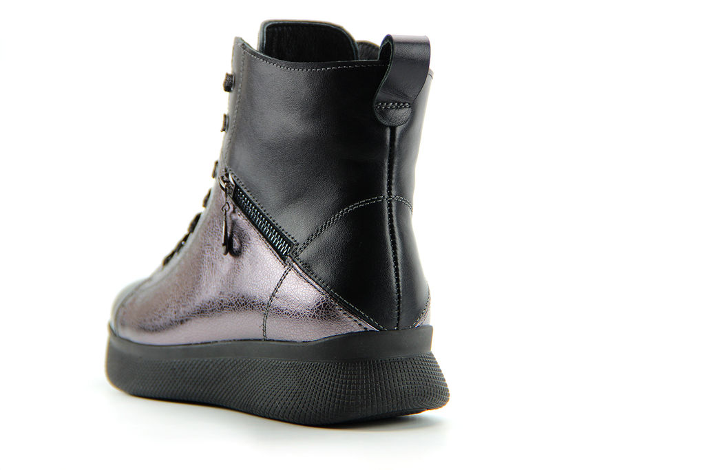 Ботинки 312.omega.black.nikel. /шерсть