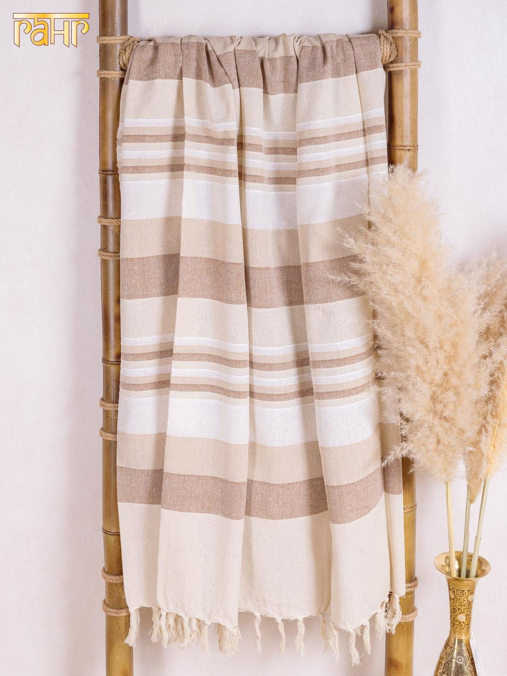 Покрывало самотканое х/б 225х220 №Ткп-225/1 - Ганг фото 3