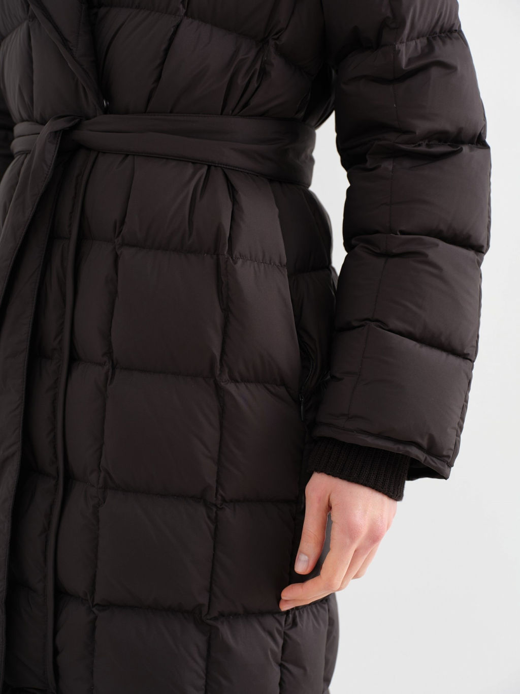 Conso/WDL 230528 - nero Пуховое пальто  фото 3