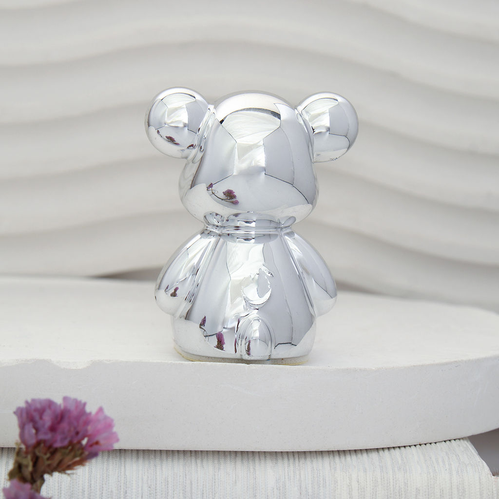 Фигурка Мишка 3,3 см / S-3117 /уп 20/100/500/1000/серебро