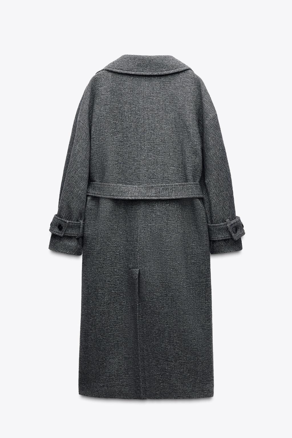ZW COLLECTION WOOL BLEND COAT - Zara фото 5