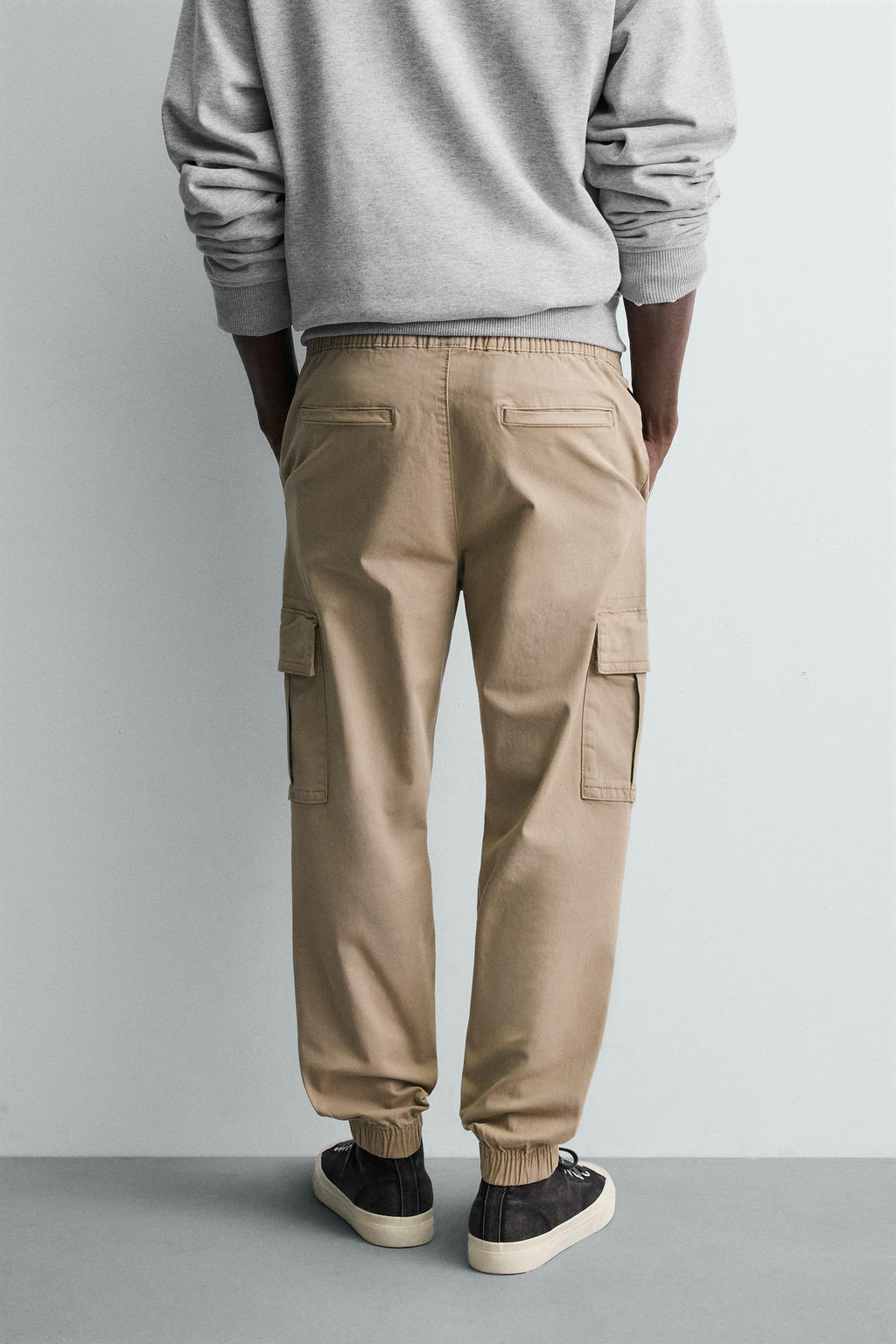 PANTAL?N CARGO SLIM FIT / Beige - Zara фото 3