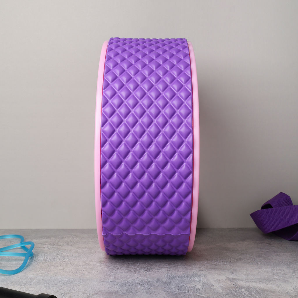 Колесо для йоги и пилатеса массажное 30Х10 / MYW-30VP / фиолетовый / уп10 - Галеонтрейд фото 9