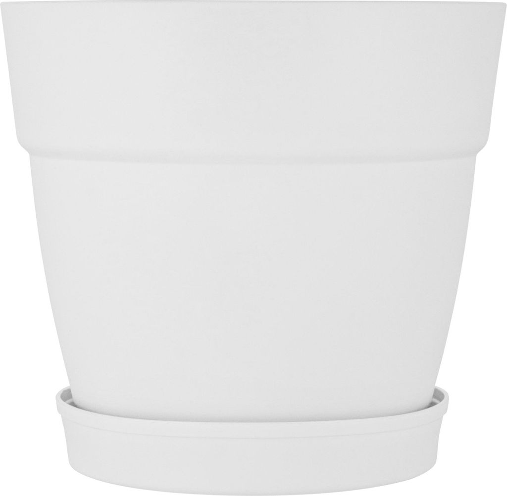 Горшок для цветов InGreen Villa de Fiori с фикс.под. 4л, D200мм, белоснежный жасмин IG660210048