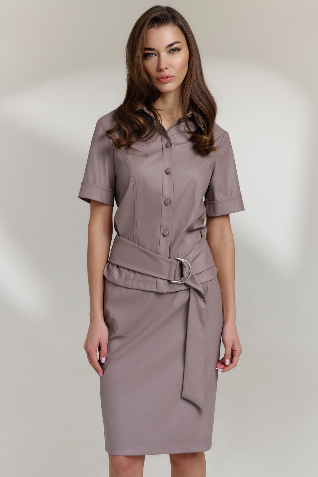 Блузка 0821 бежевый - Diliafashion фото 3