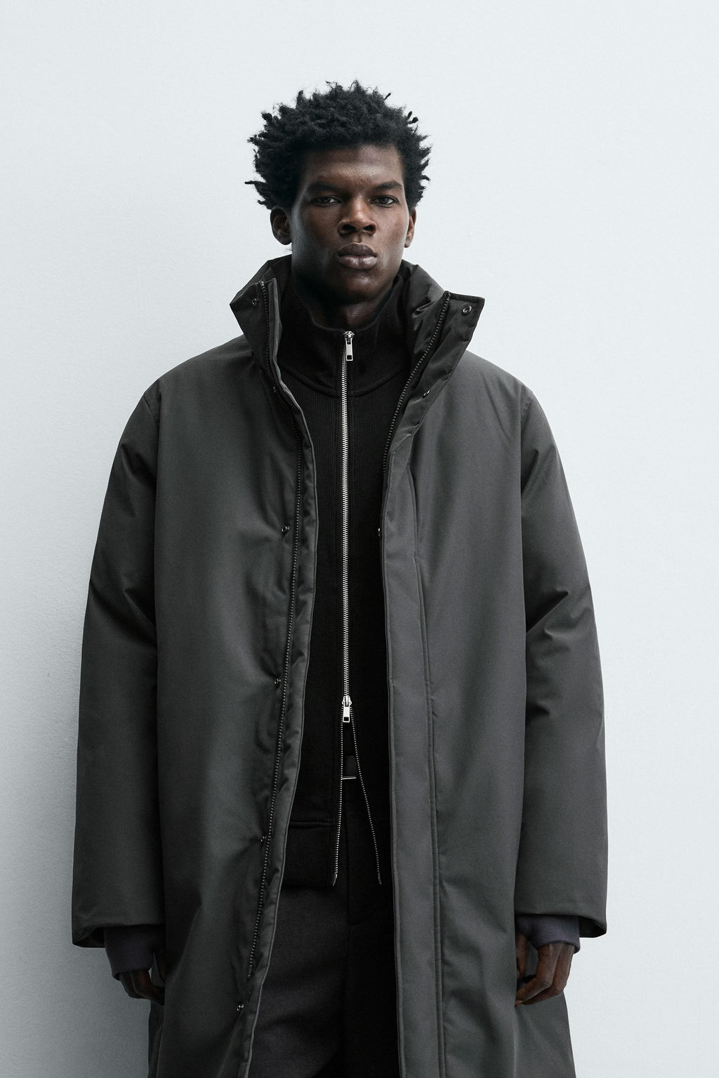 LONG QUILTED JACKET - Zara фото 2