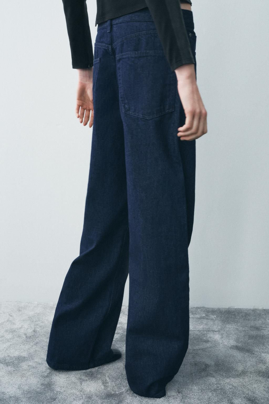 ZW COLLECTION RELAXED FIT MID-RISE JEANS - Zara фото 4