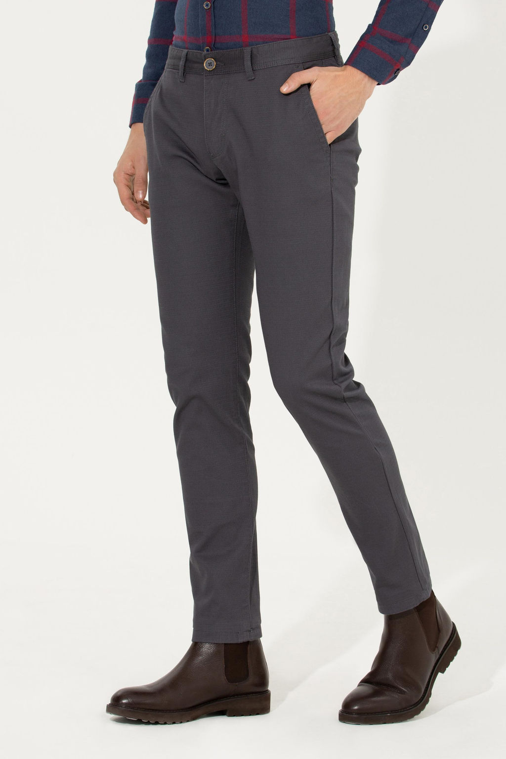 U. S. Polo Assn / Мужские антрацитовые брюки чинос - U.s. polo assn фото 16