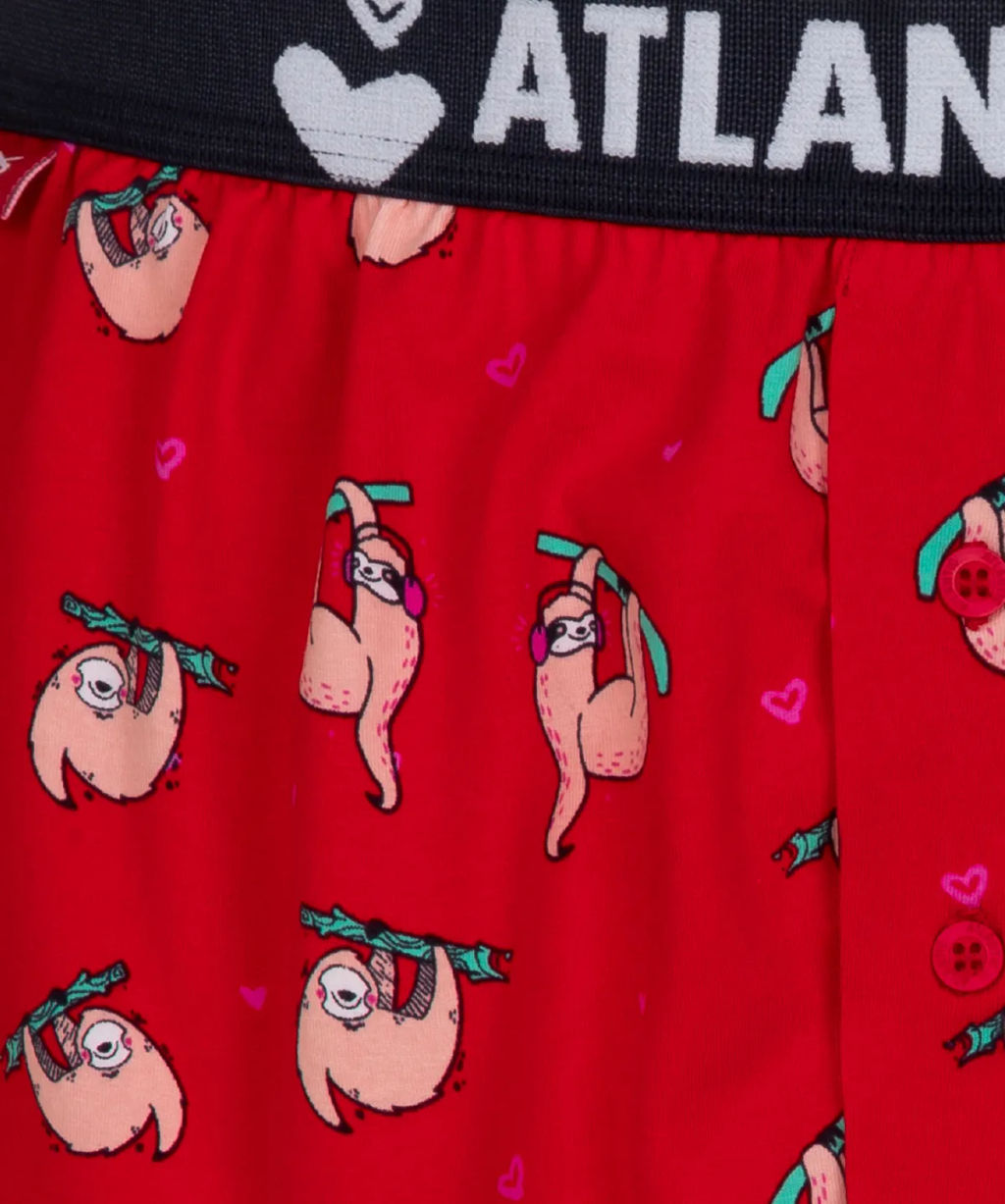 ATLANTIC 2GMB-003 Трусы боксеры Valentines - набор 2 шт.  фото 8