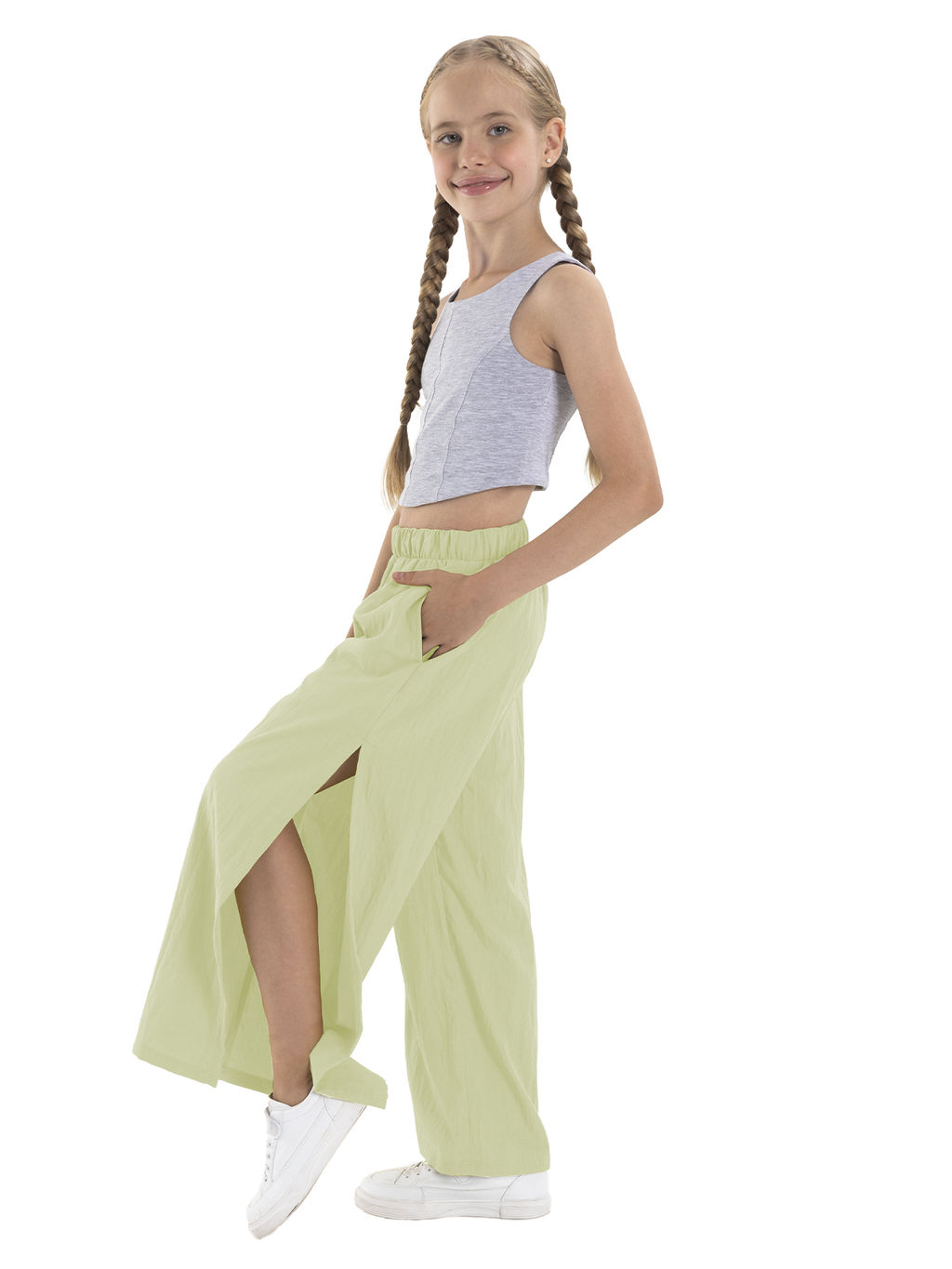 Брюки для девочки О57020 - Карамелли фото 6