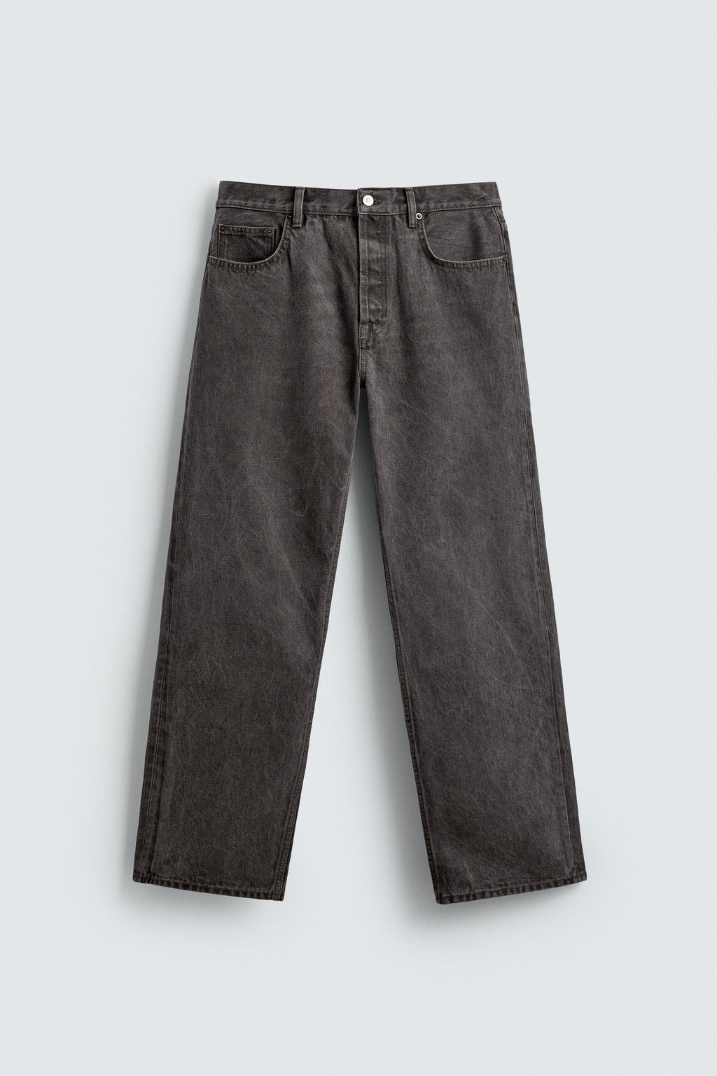WASHED STRAIGHT FIT JEANS