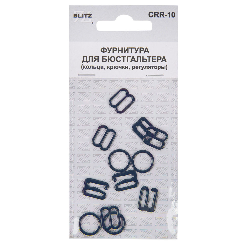 BLITZ CRR-10 набор фурнитуры металл 10 мм 5 х 12 шт 12 темно-синий