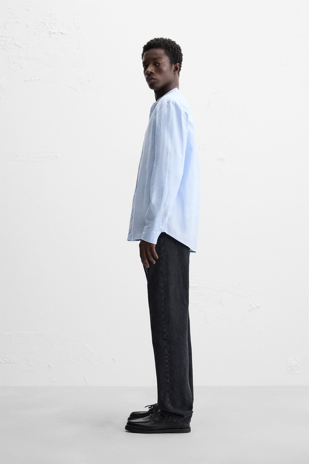 COTTON - LINEN SHIRT - Zara фото 4