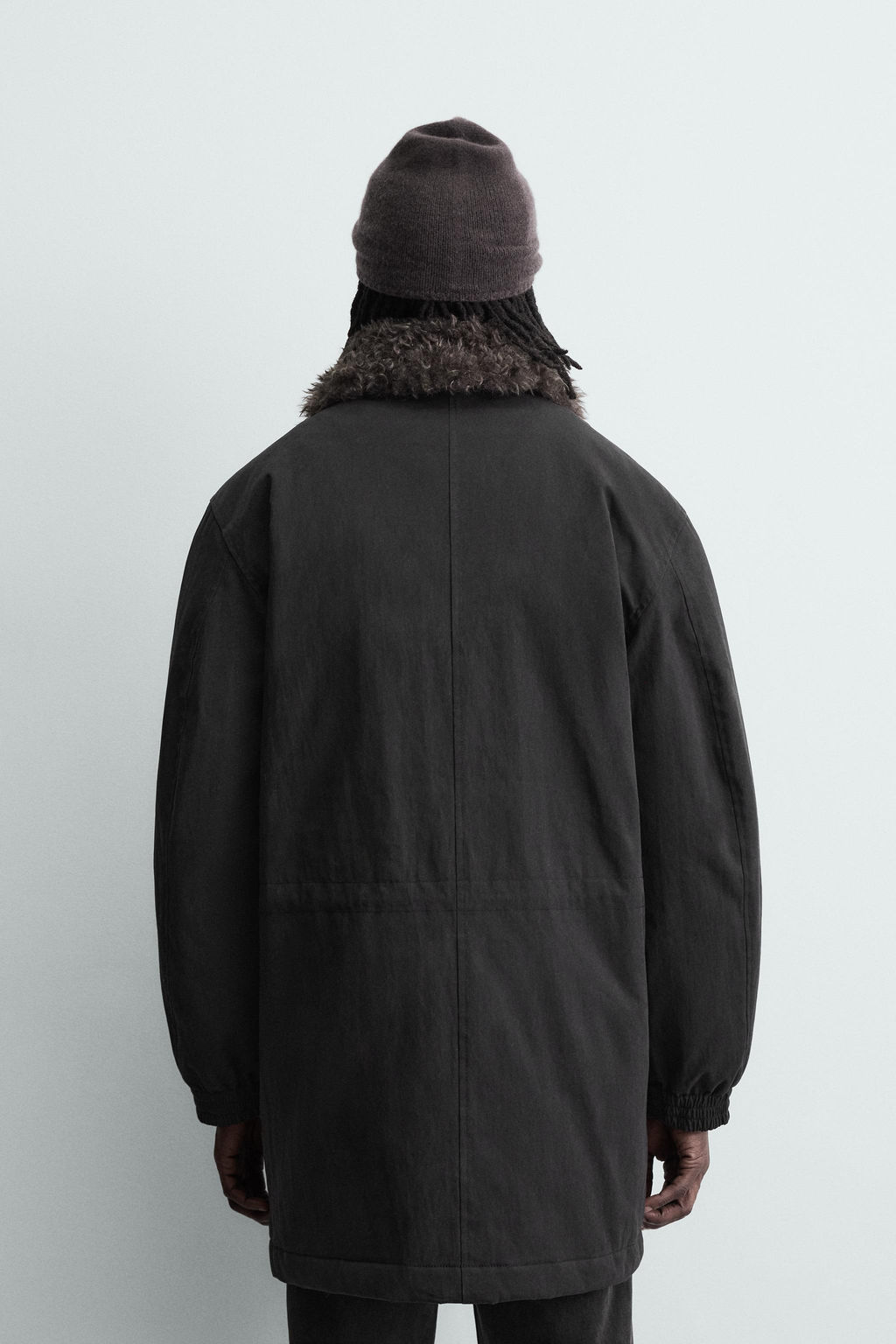 PARKA WITH DETACHABLE CONTRAST COLLAR - Zara фото 3