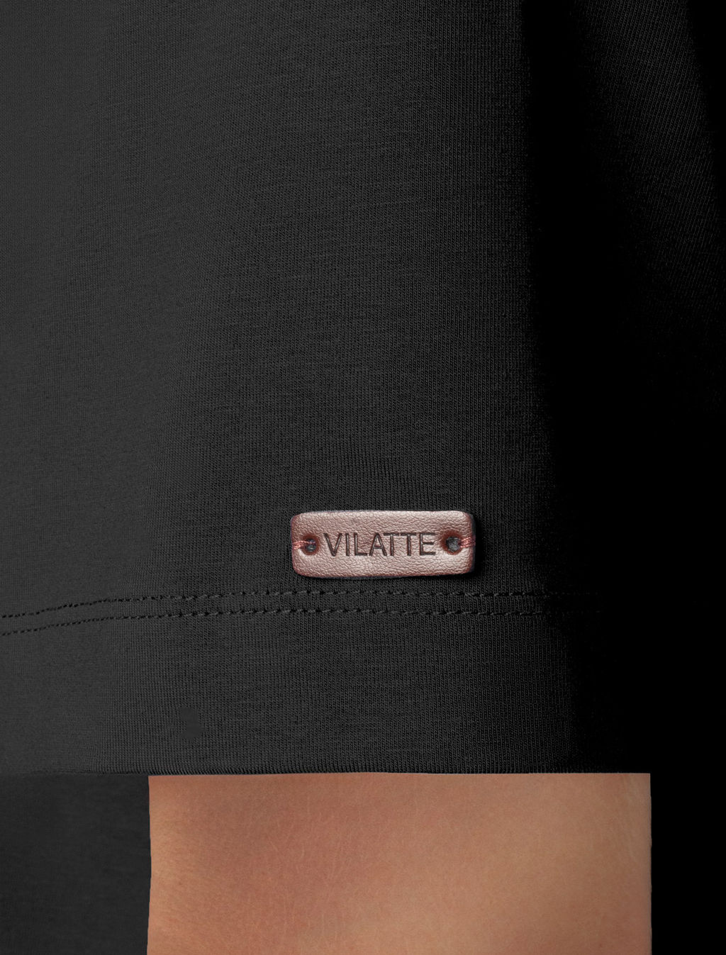 Свободная футболка с авторским принтом - Vilatte фото 3