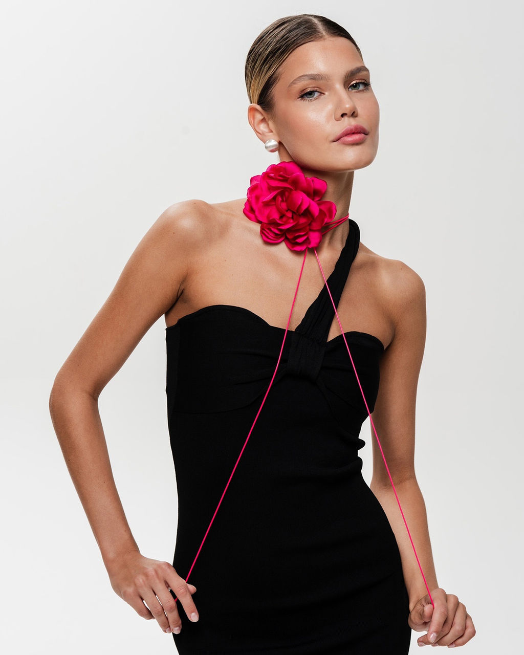 Колье-чокер с крупным цветком - Sahar art lab фото 4