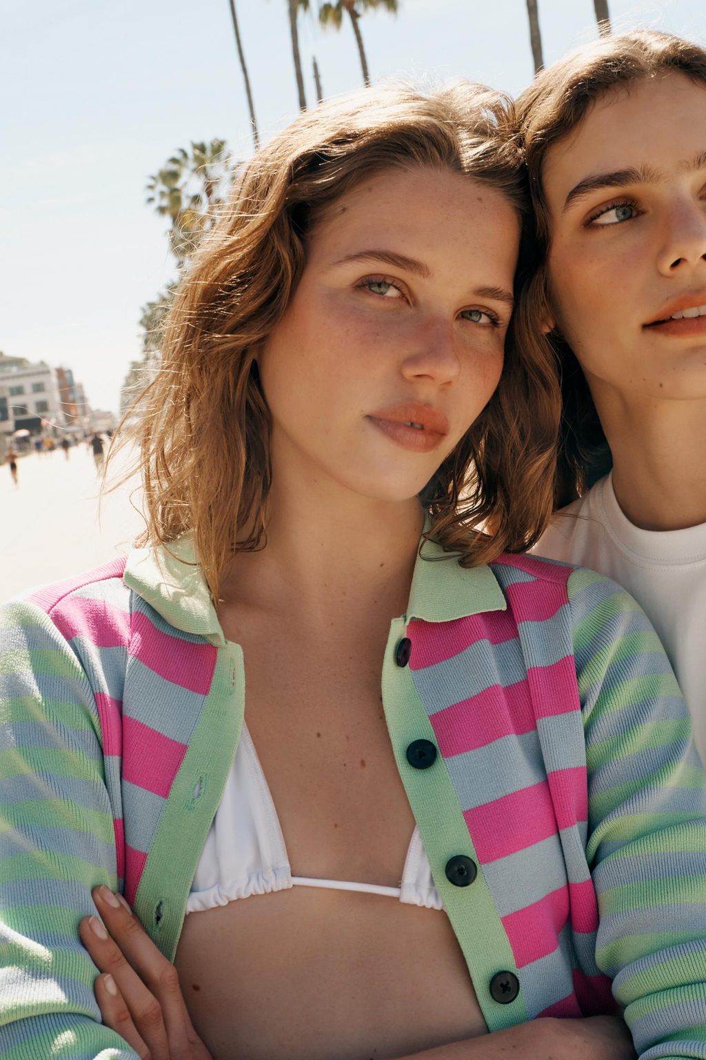 CHAQUETA PUNTO RAYAS / rayas - Zara фото 5