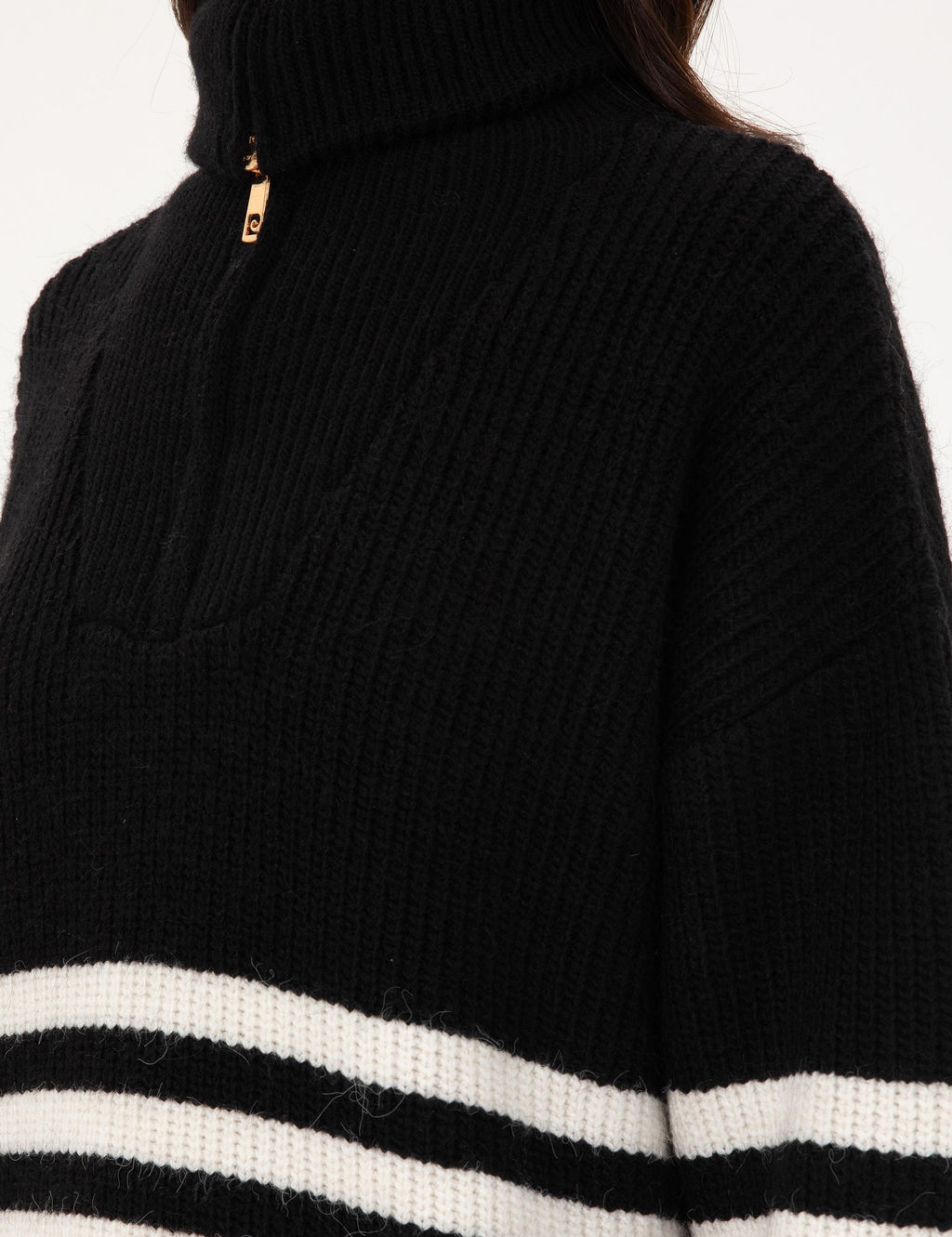 Siyah Comfort Fit Kazak - Pierre cardin фото 7