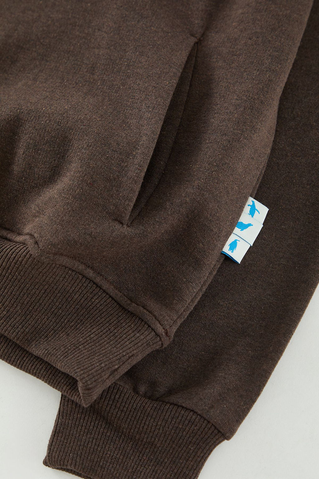 TRENDYOL MAN Indigo Oversize/Genis Kesim Ici Polarl? Kapusonlu Sweatshirt TMNAW25SW00115 - Trendyolmilla фото 6