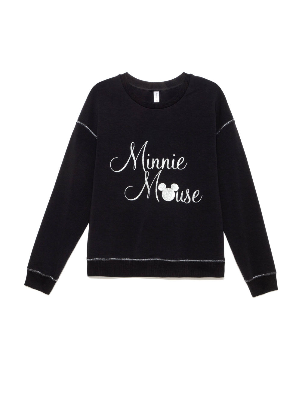 CONTE Хлопковый свитшот с мерцающим рисунком Disney LD 949 royal black - Conte elegant фото 3