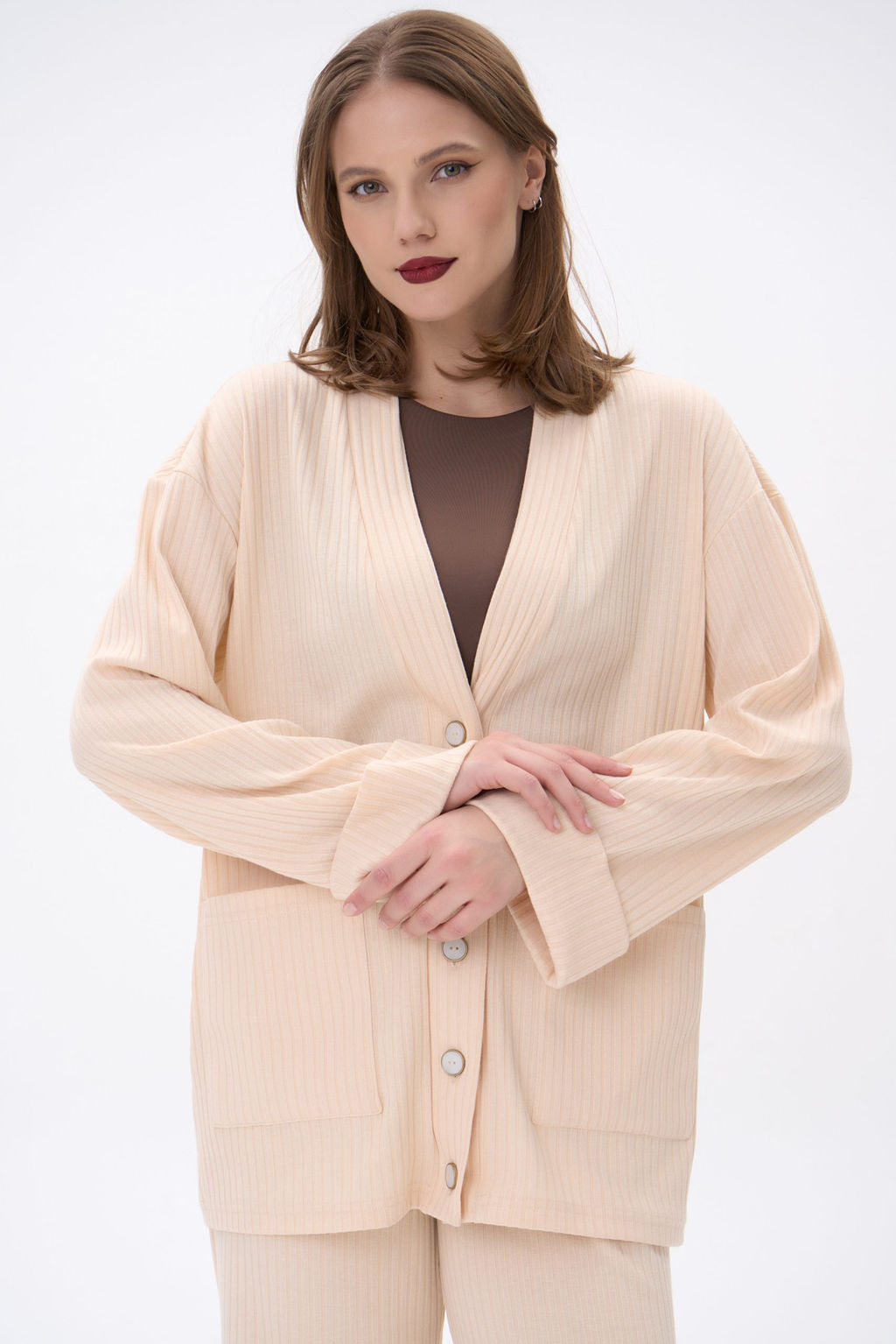 Кардиган Эмили (бежевый) - Эльза фото 8