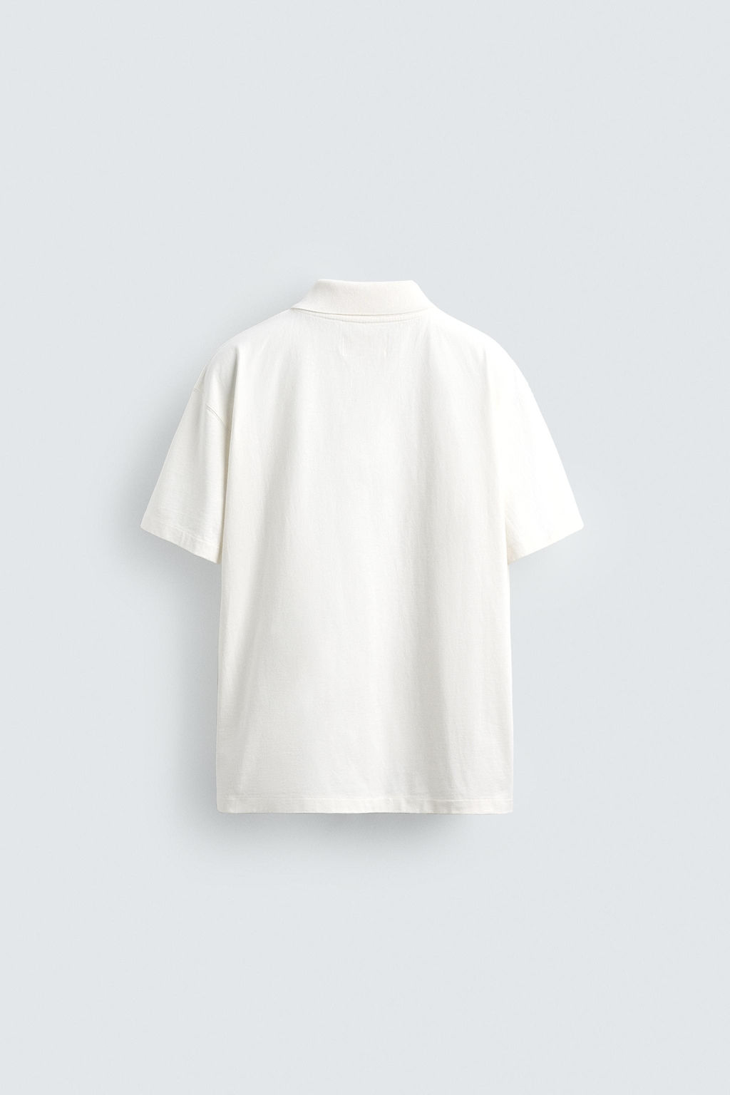 WASHED REGULAR FIT POLO SHIRT - Zara фото 8
