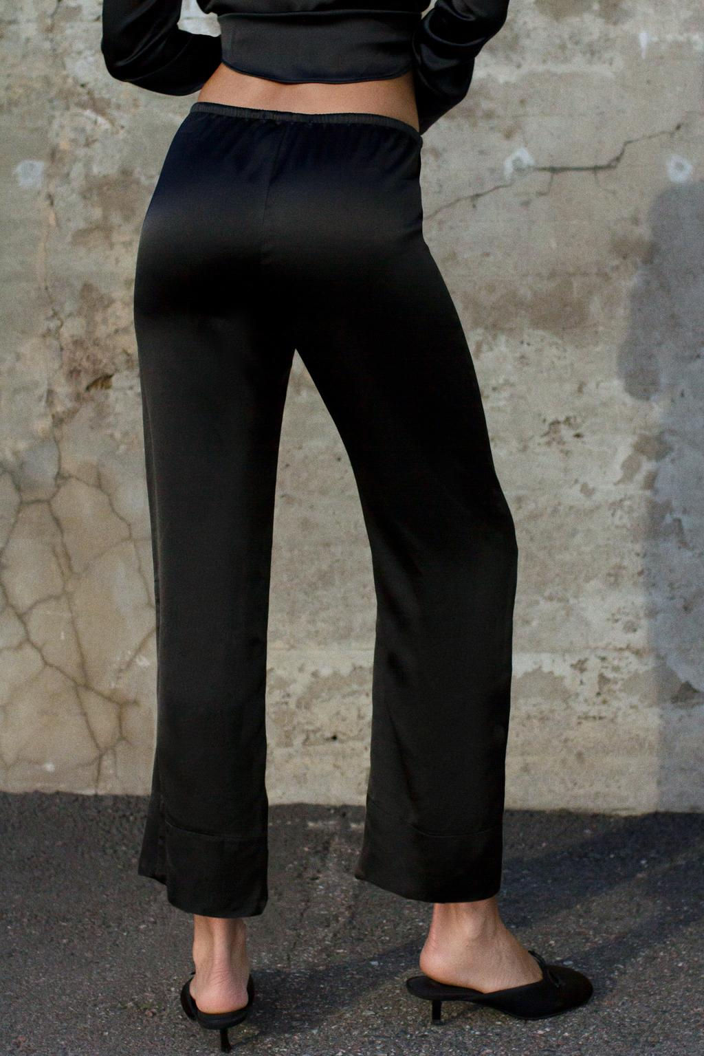 PYJAMA-STYLE TROUSERS - Zara фото 9