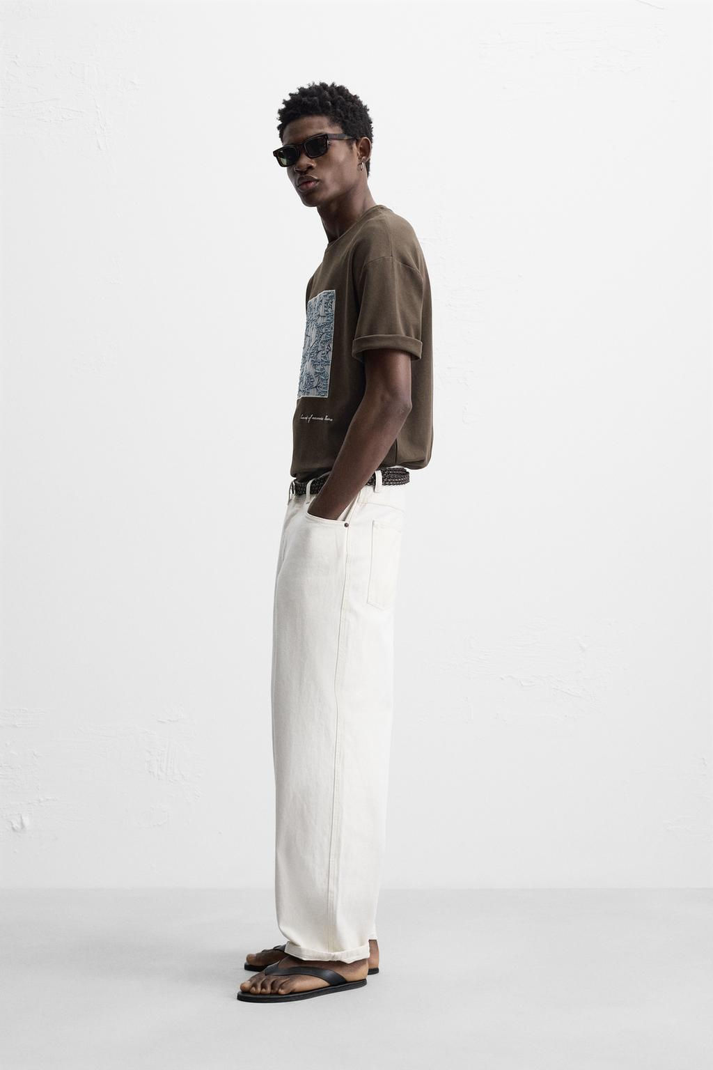 EMBOSSED PATCH T-SHIRT - Zara фото 4